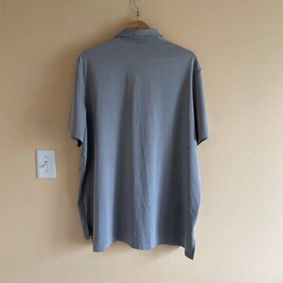 Ralph Lauren Performance Polo Shirt 2XL XXL Gray Pony Performance Outdoors Golf - Picture 3 of 14
